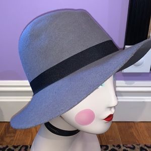 Gray Fedora Hat